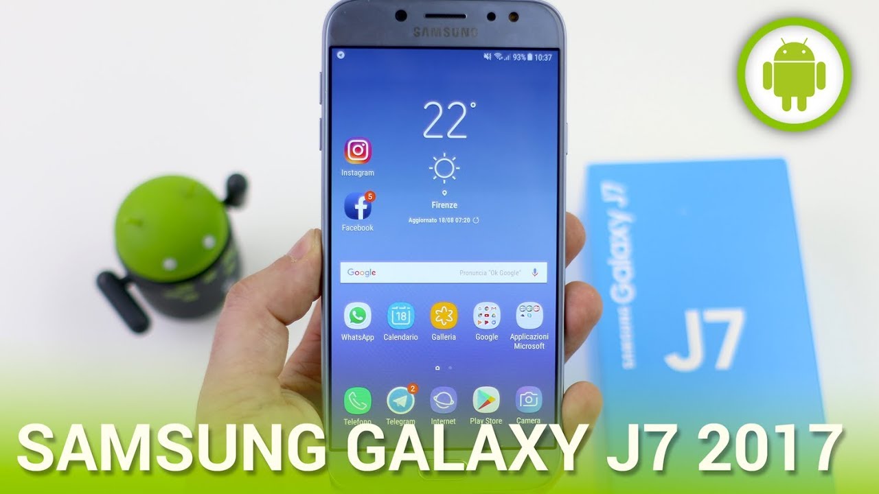 Samsung Galaxy J7 2017, recensione in italiano