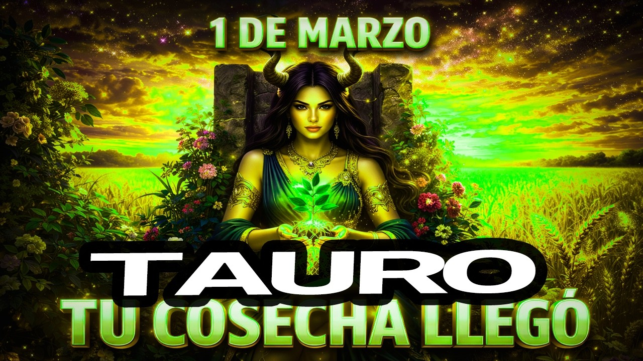 🔥 ¡URGENTE TAURO! TU GRAN COSECHA DEL 1 DE MARZO ESTA AQUI 🌾💰 NO TE LO PUEDES PERDER 🚀