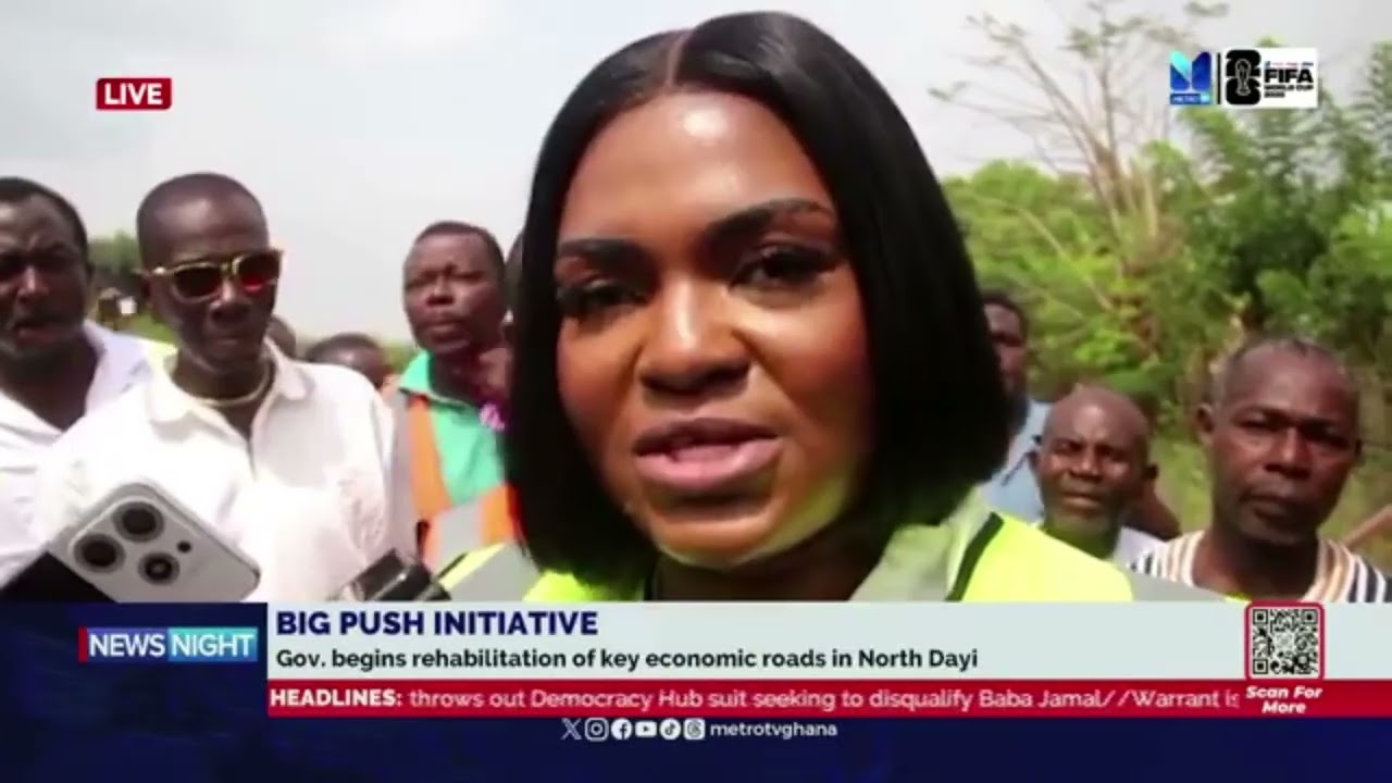 Big Push Hits North DayiDown.  Gov. Begins Rehabilitation of Key Economic Roads.