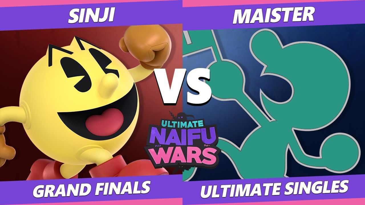Naifu Wars 13 Grand Finals - SSG | Maister (Game & Watch) Vs. DA | Sinji (Pac-Man) SSBU Singles