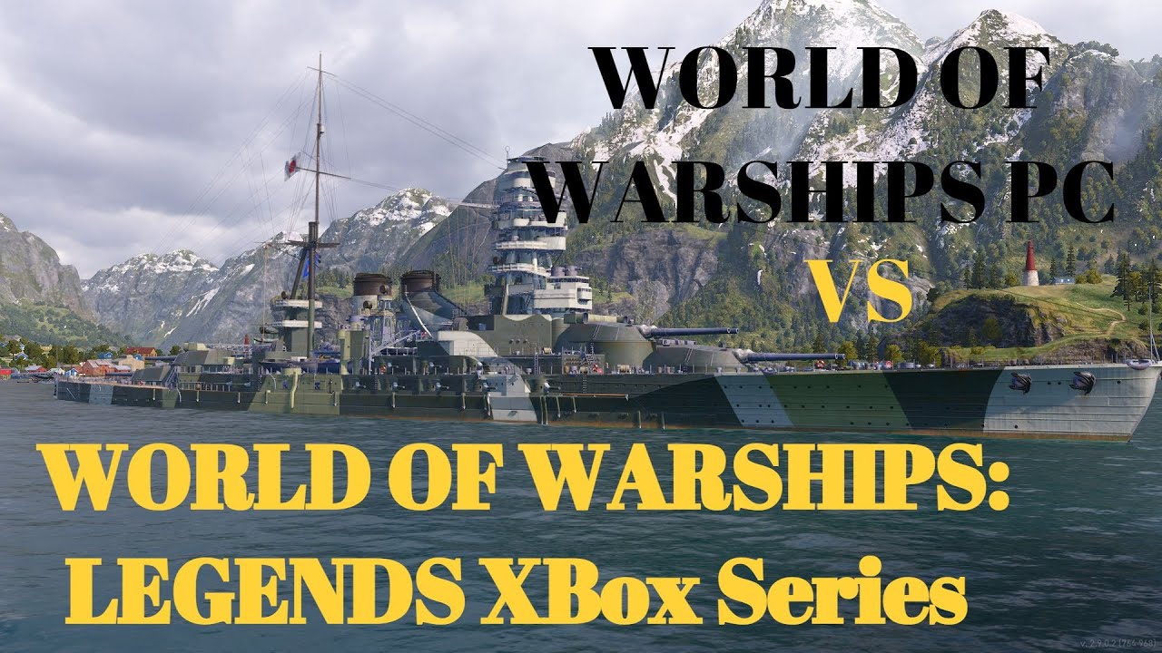 World of warships на ПК и на Xbox series S.