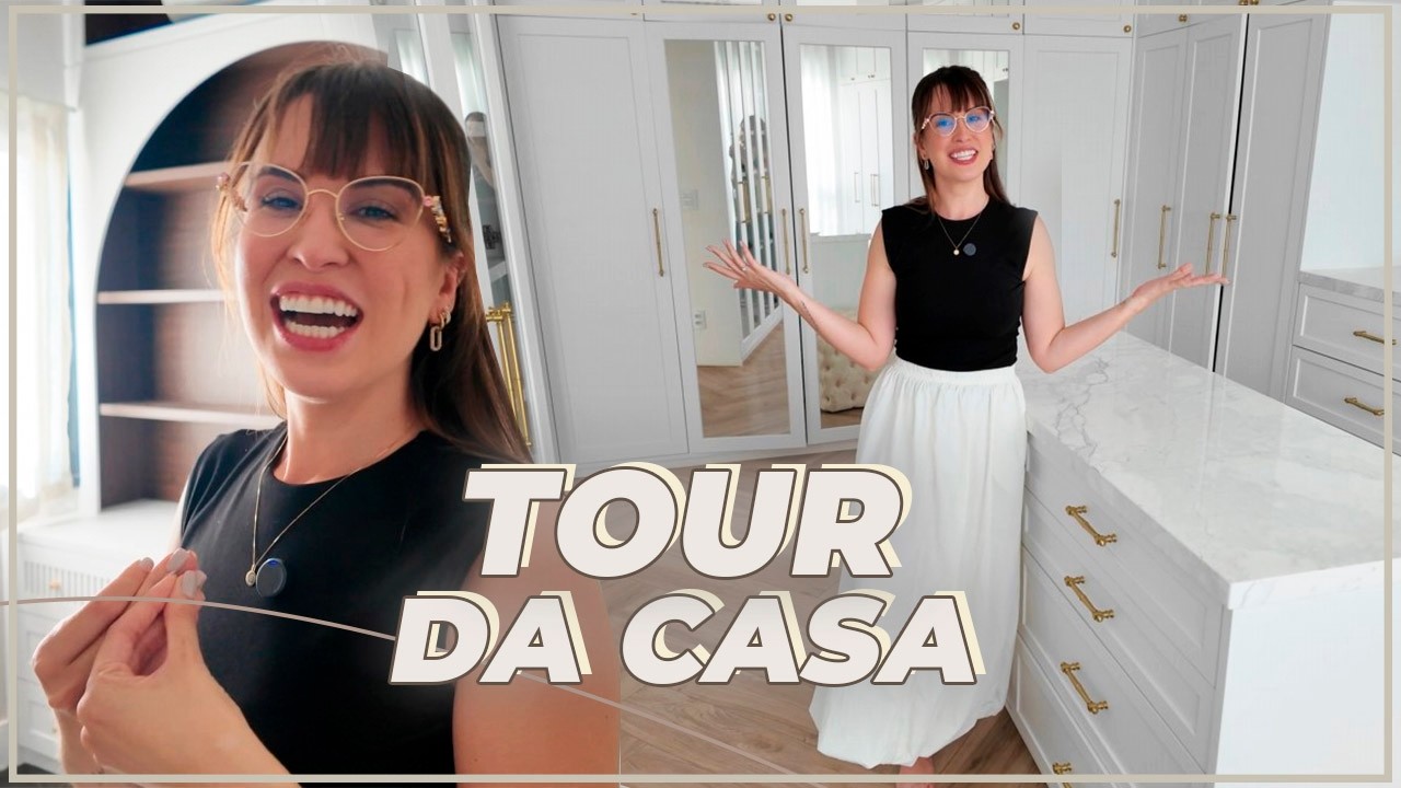 TOUR DA MINHA CASA NOVA
