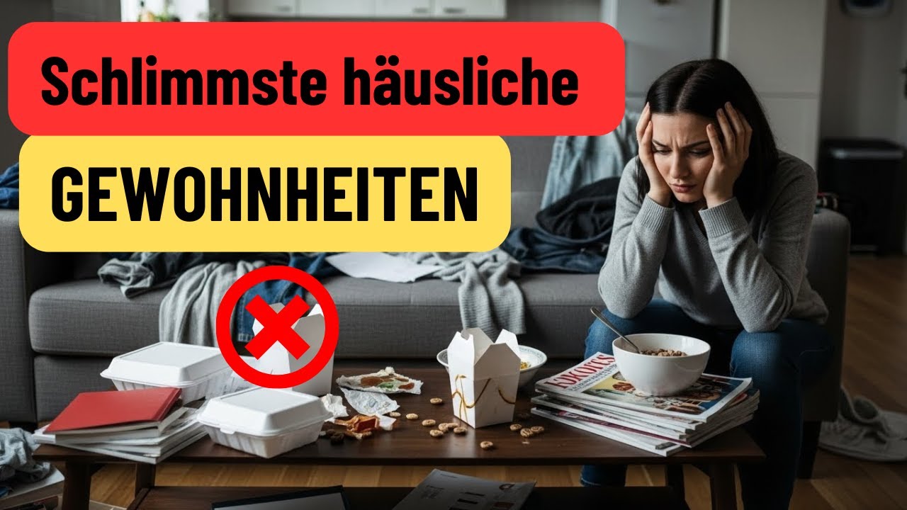 ❌ Die 10 schlimmsten Fehler, die dein Zuhause ständig unordentlich wirken lassen