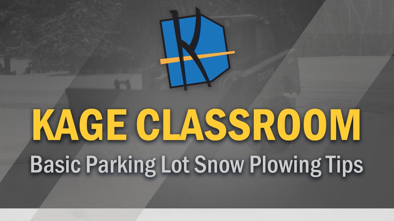How To Plow Parking Lots - Plotting A Course Sequence