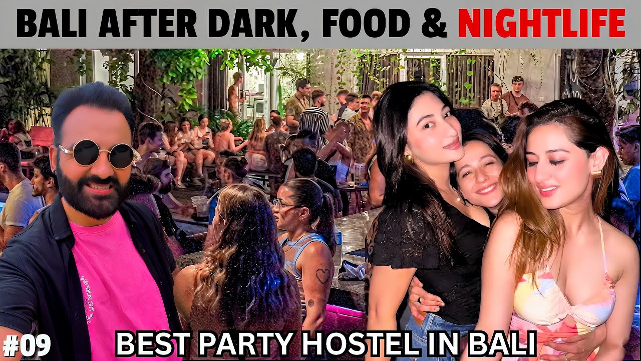 Nightlife & Local Food explore in Bali | Bali Tourist Places #travelvloghindi #rohitbhalla #balivlog