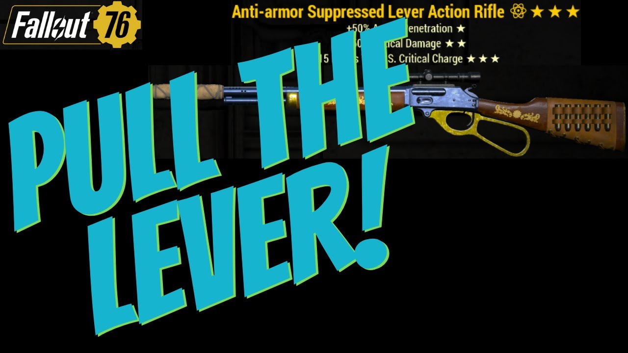 Fallout 76 - The Lever Action Rifle Is All Business