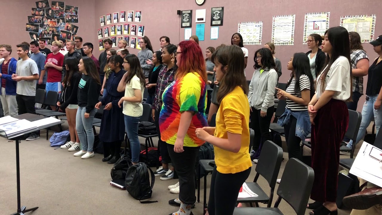 Aliso Niguel Concert Choir Warm Up