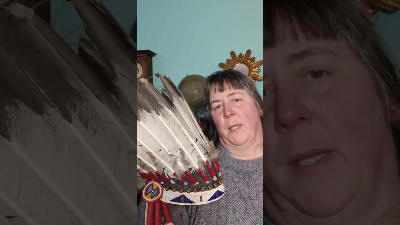 The Plains Indian feather bonnet