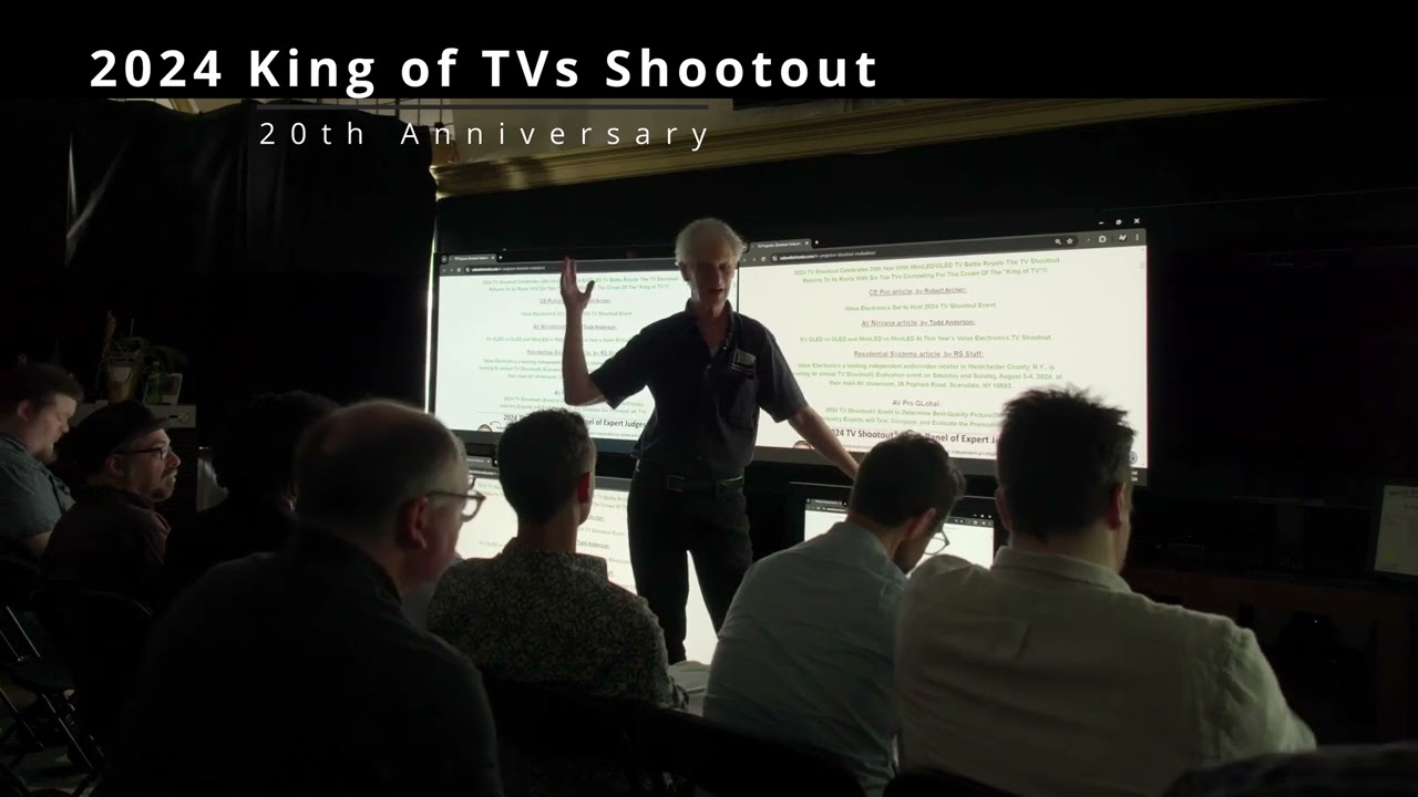 2024 TV Shootout® Evaluation event crowns the King of TV® Sponsored by Value Electronics