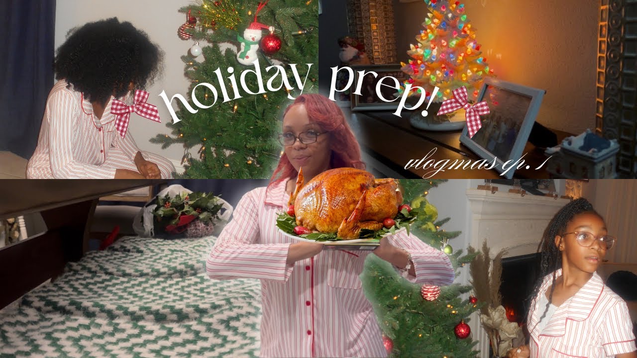 getting in the christmas spirit!| thanksgiving prep, shopping, baking + more
