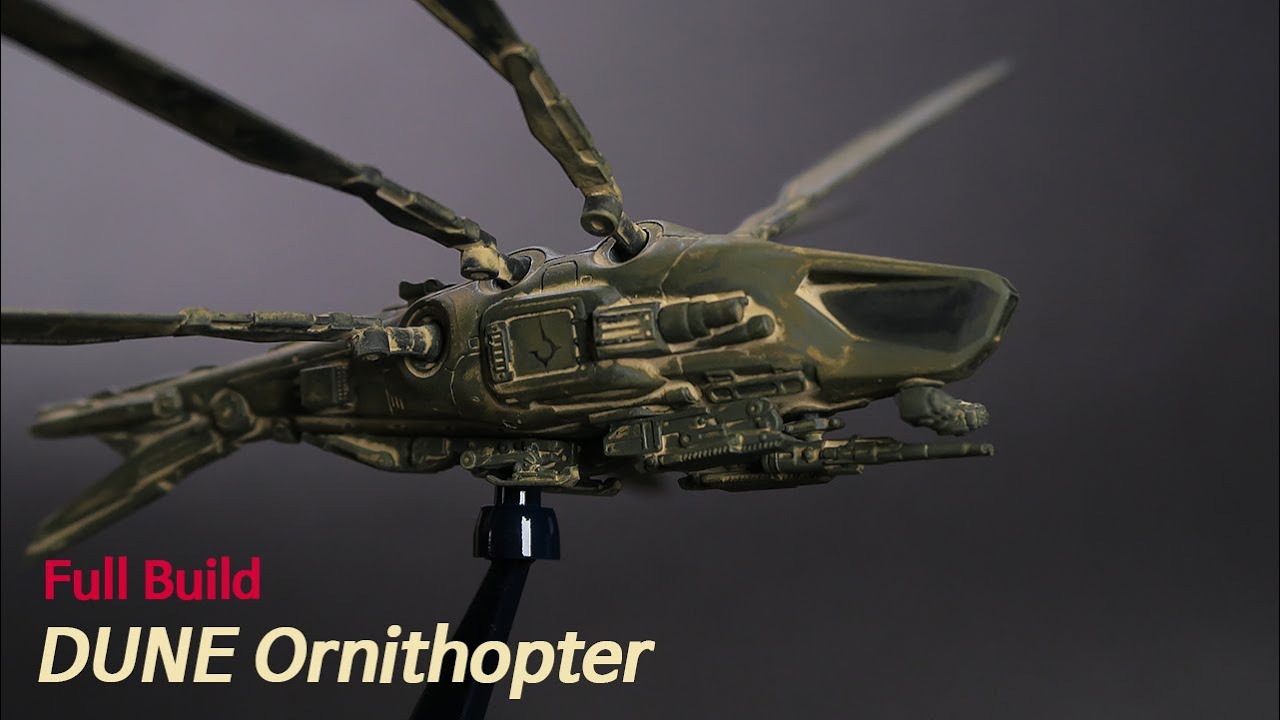 풀 제작 영상 | 영화 듄 DUNE Atreides & Harkonnen Ornithopter Meng SCI-FI Model 프라모델 도색 Full Video Build