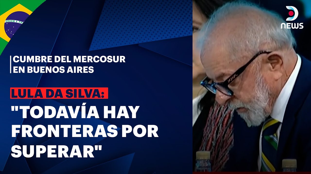 🇧🇷 Lula da Silva dio un discurso en la cumbre del Mercosur | DNews