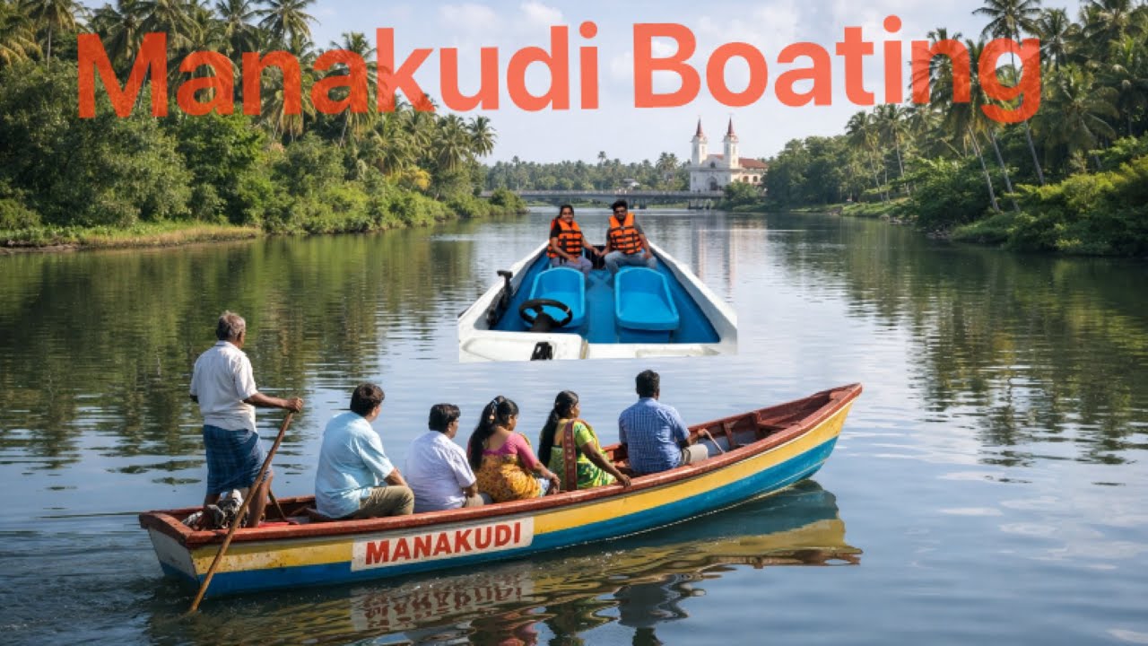 Manakudi Boat ⛴️ |Vlog 2 | #manakudi #boat #love 
