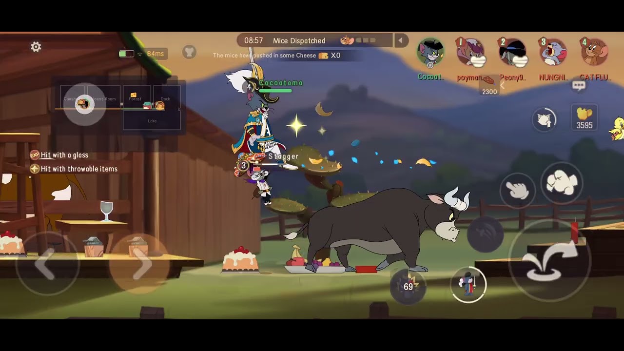 Tom and Jerry Chase. 1v4 Memory. (Miss this game.)