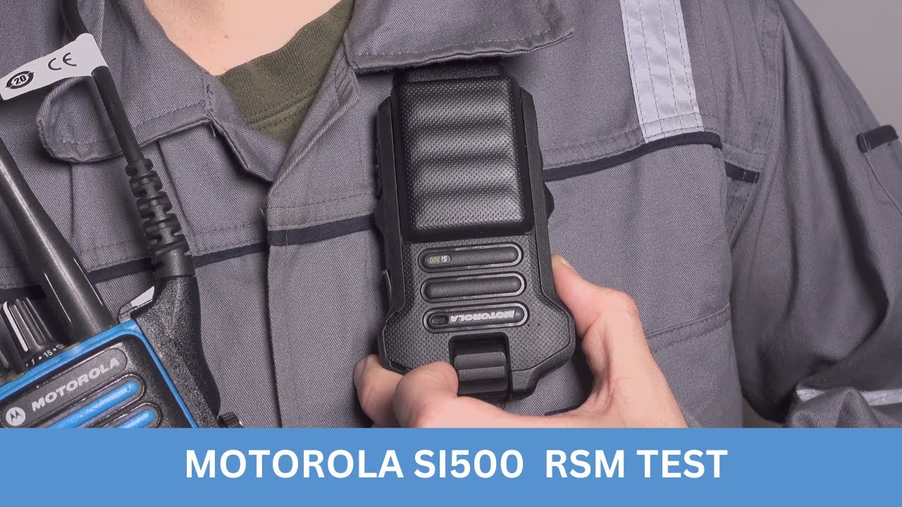 Motorola SI500 bodycam - testing RSM feature on DP4401ex radios  in DMR mode