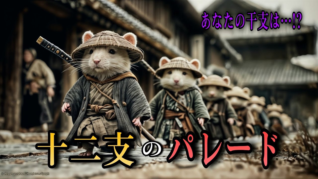 【超リアル】十二支のパレード！あなたの干支は&hellip;!?