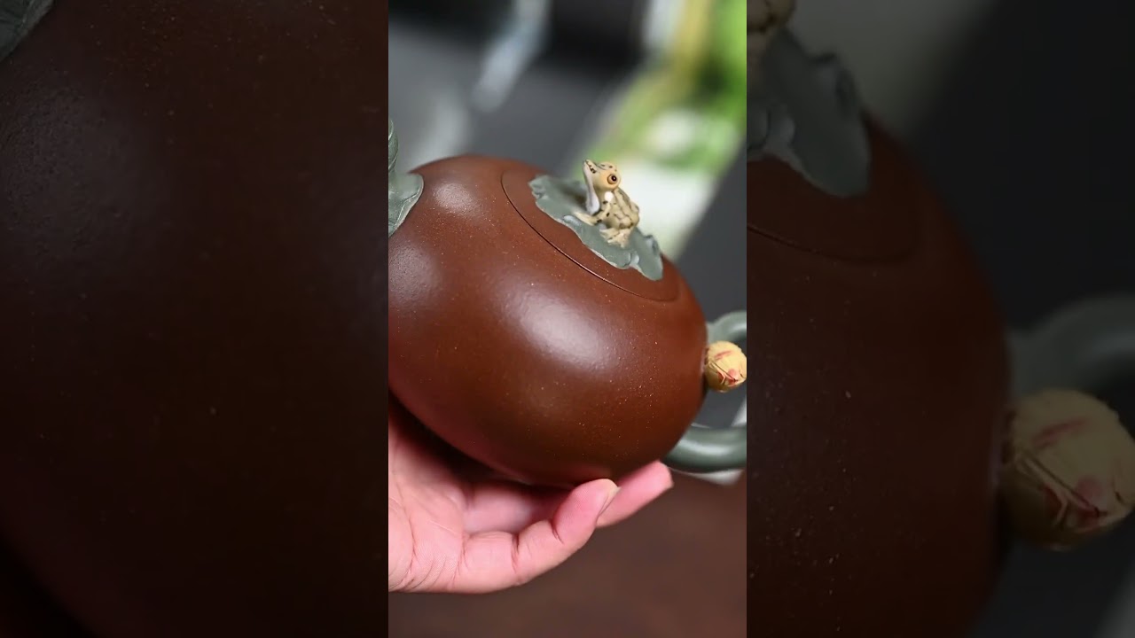 原矿紫泥·容量360cc·14孔出水·陈华军（国家级工艺美术师）