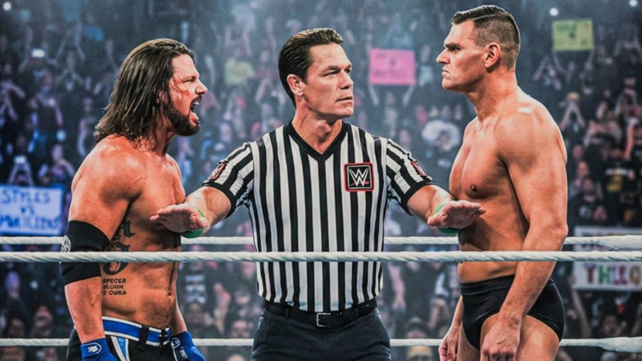 WWE 2K25 - AJ Styles vs. Gunther - John Cena Special Guest Referee - Retire Match 😲