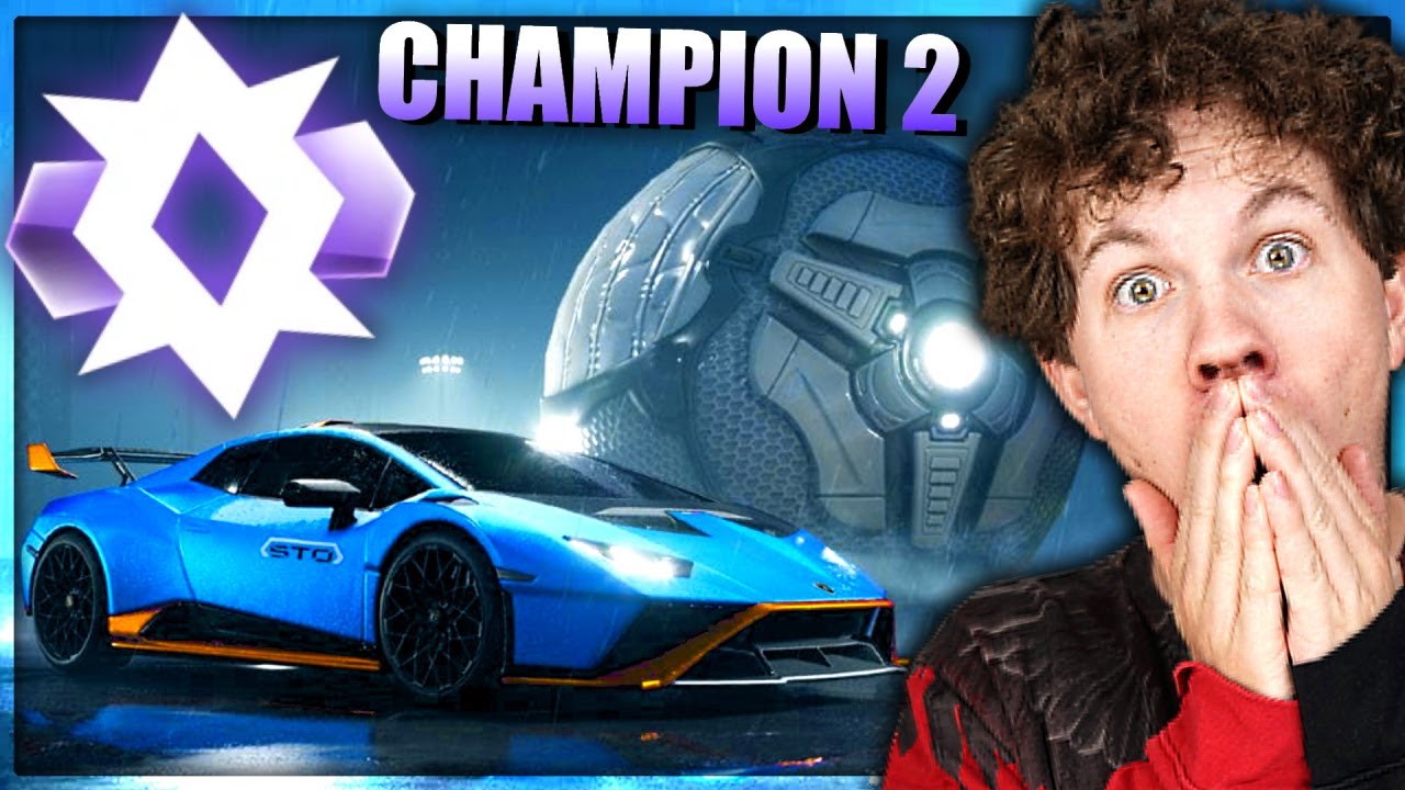 JEG K&Oslash;BER EN LAMBO I ROCKET LEAGUE (CHAMPION 2 RANKUP!!) - Dansk Rocket League