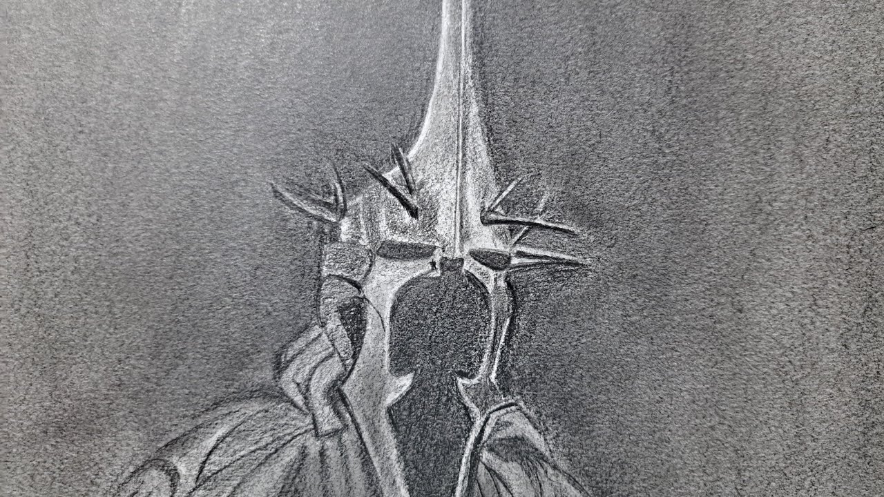 Lord of the rings nazgul king drawing