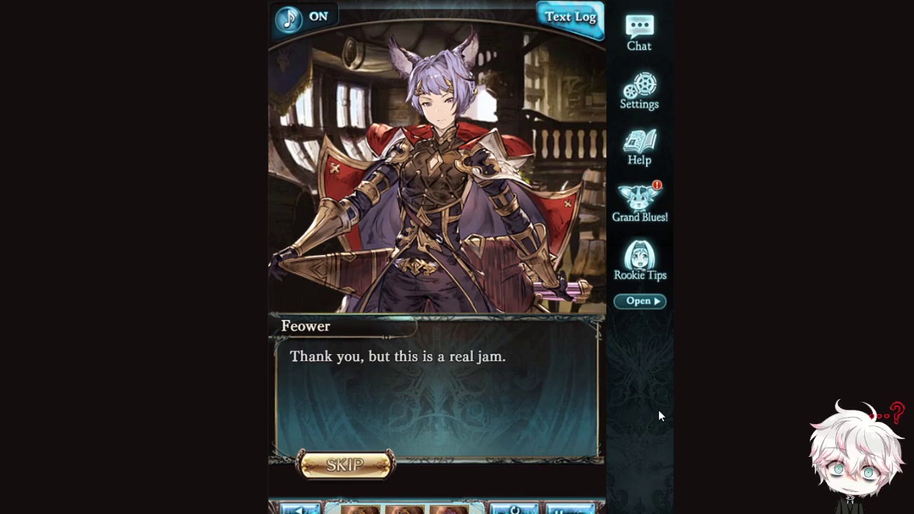 Granblue Fantasy - Feower - Happy Birthday lines