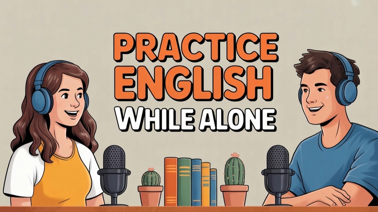 How To Study English When You Are Alone || English Podcast For Easy English Conversation
