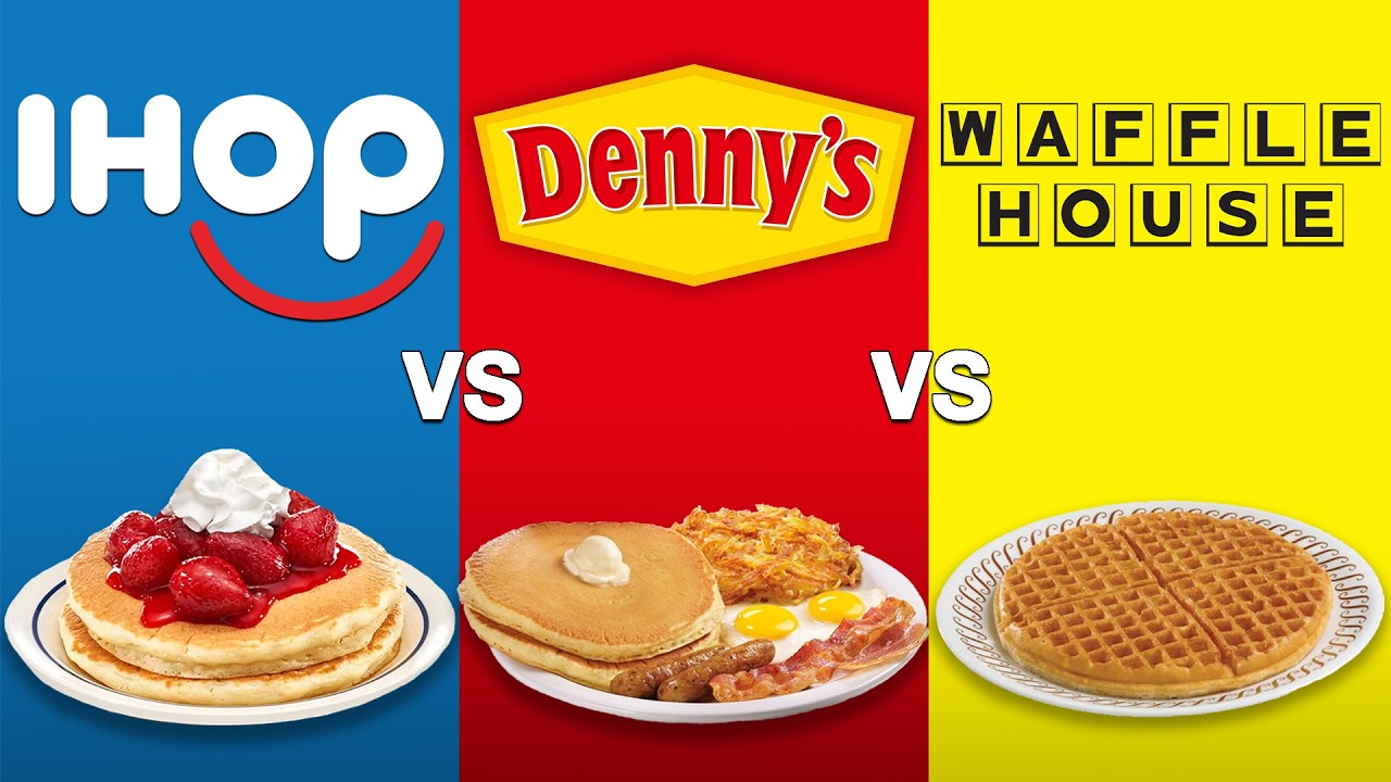 IHOP против Denny's против Waffle House