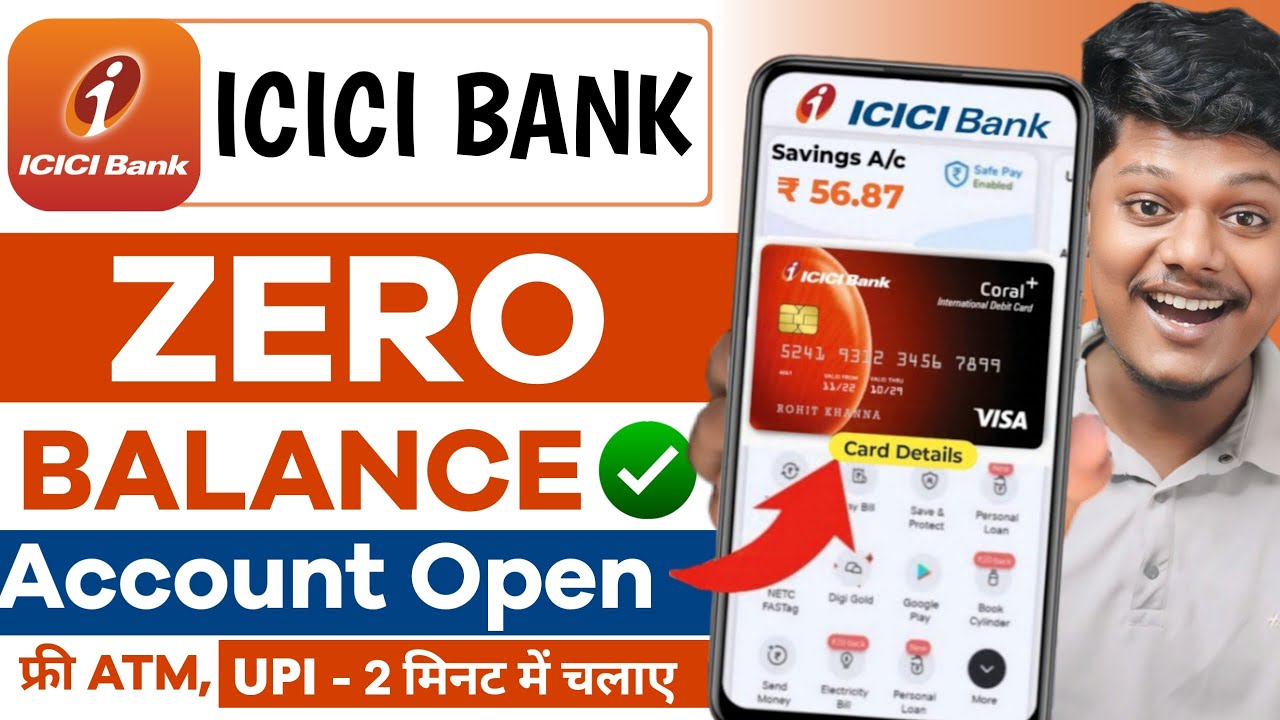 Icici bank zero balance account opening online 2026 || icici bank online account kaise khole