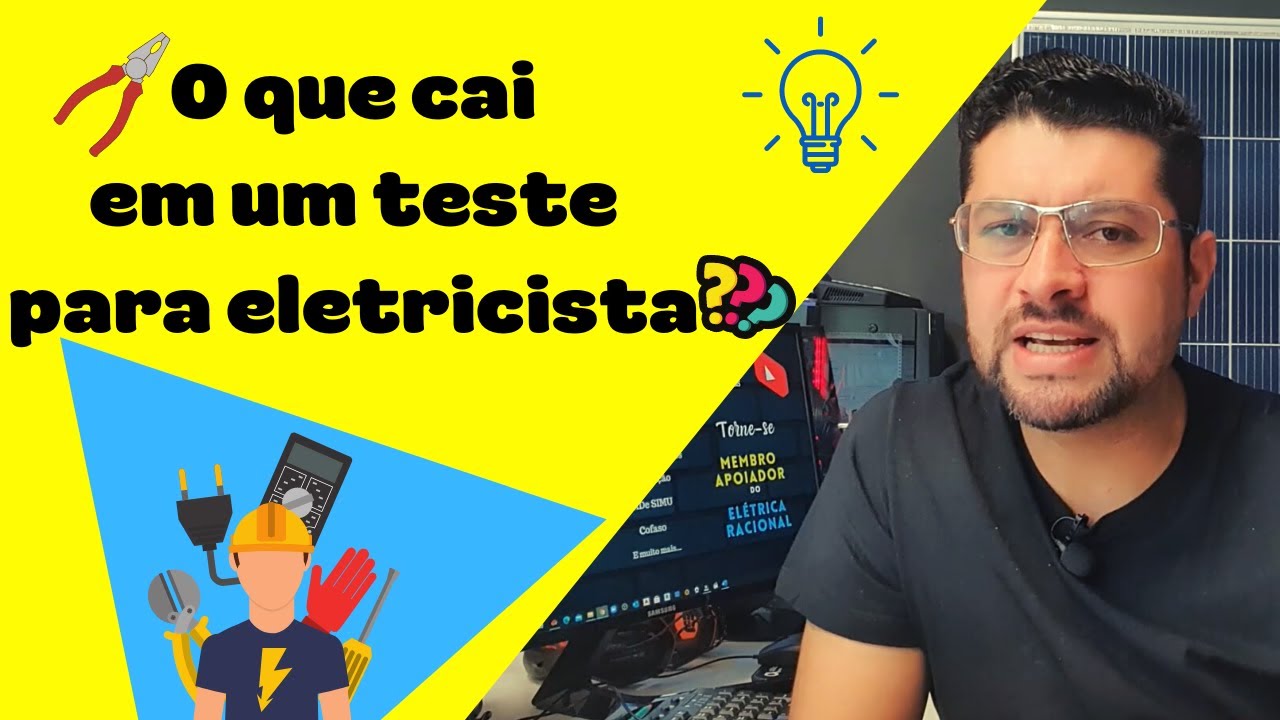 O QUE CAI EM UM TESTE PARA ELETRICISTA? COMANDOS ELÉTRICOS? MOTORES? CONFIRA!!!