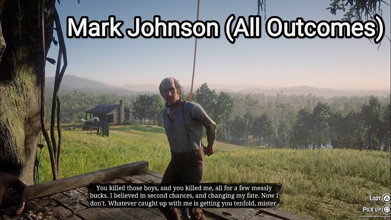 The Hanging of Mark Johnson (All Outcomes) - Red Dead Redemption 2