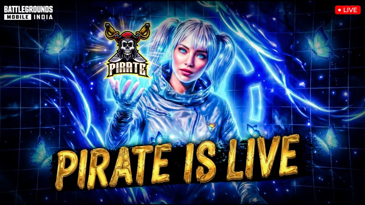 PIRATE IS LIVE 🔥 | BGMI SQUAD FUN & CRAZY CHALLENGES