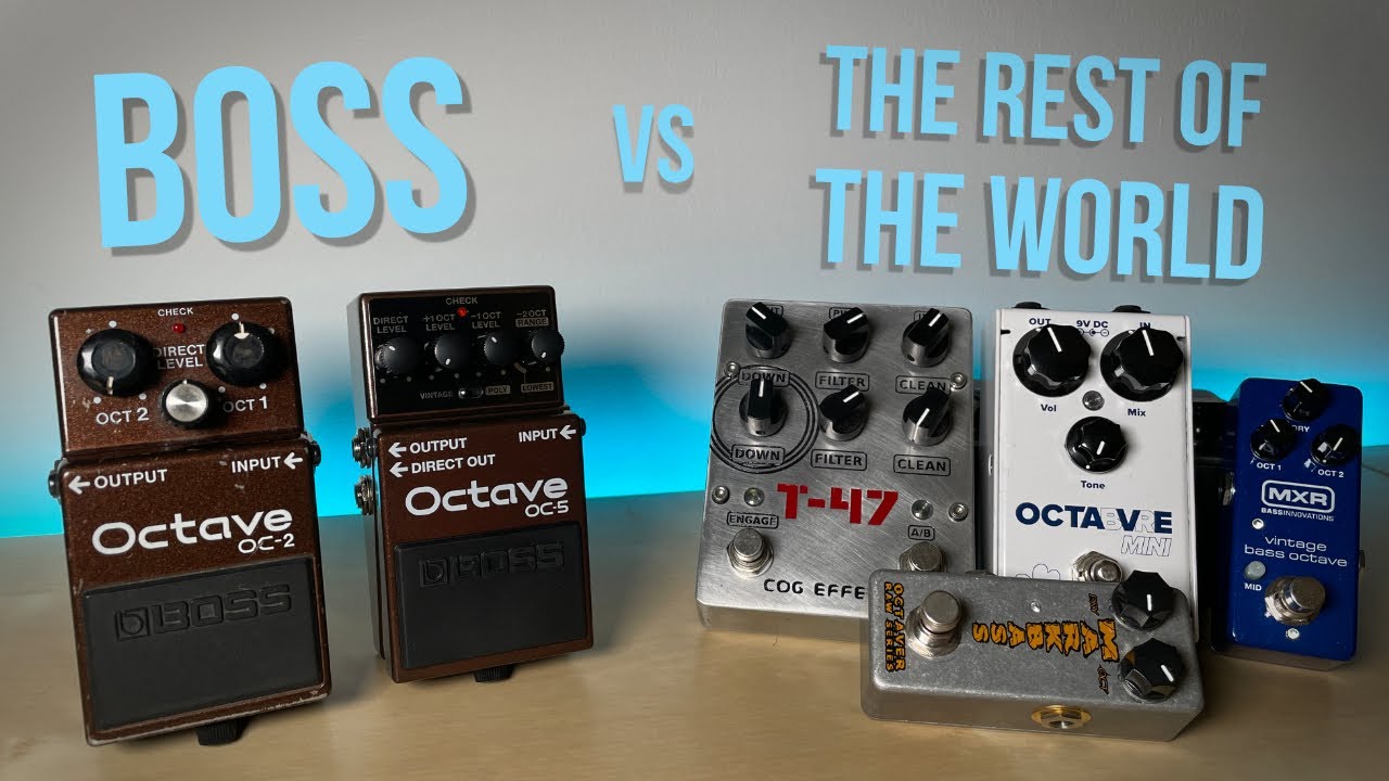 Bass Octave Pedal Shootout - OC-2 and it's imitators! (Musical examples)