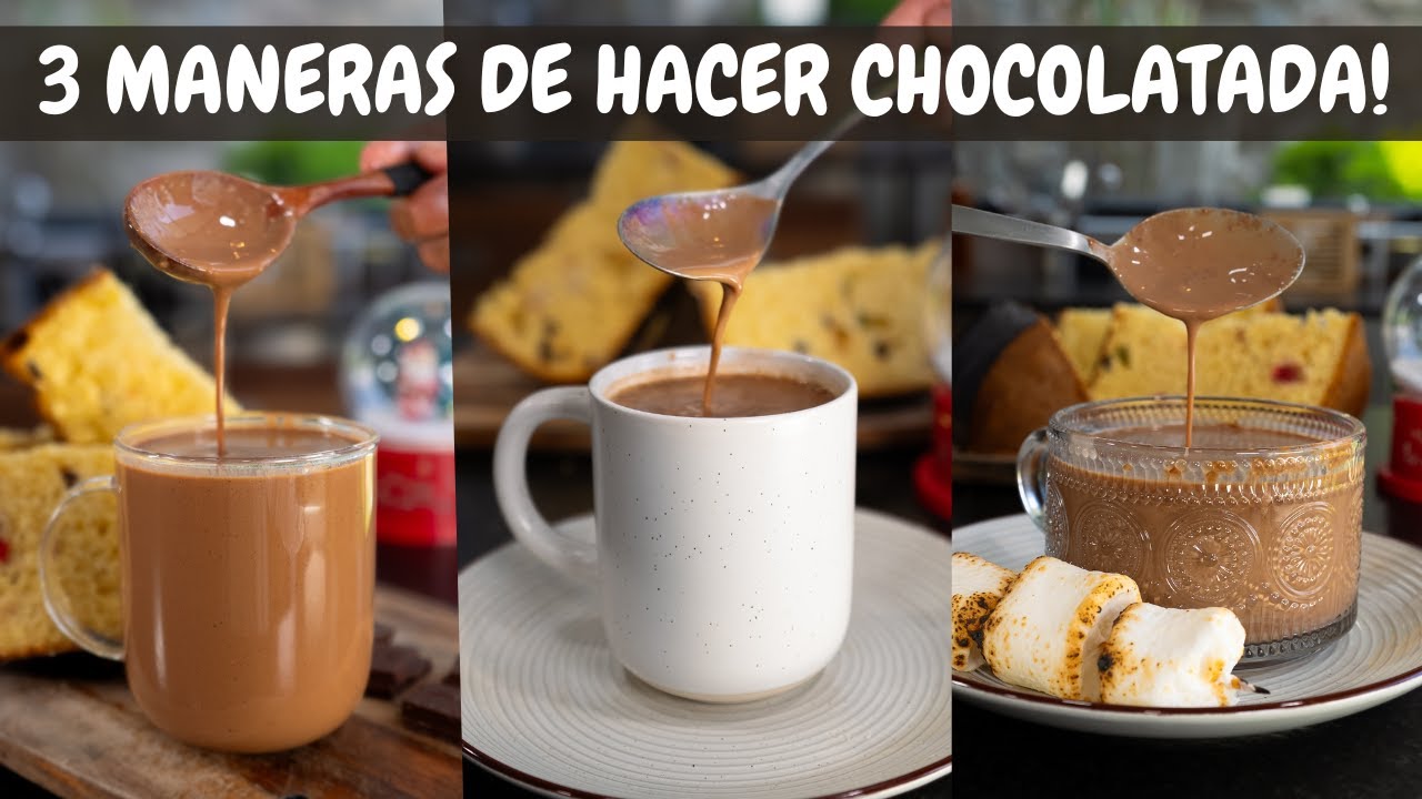 3 Maneras de hacer una buena CHOCOLATADA para navidad, facil y rico | Abelca