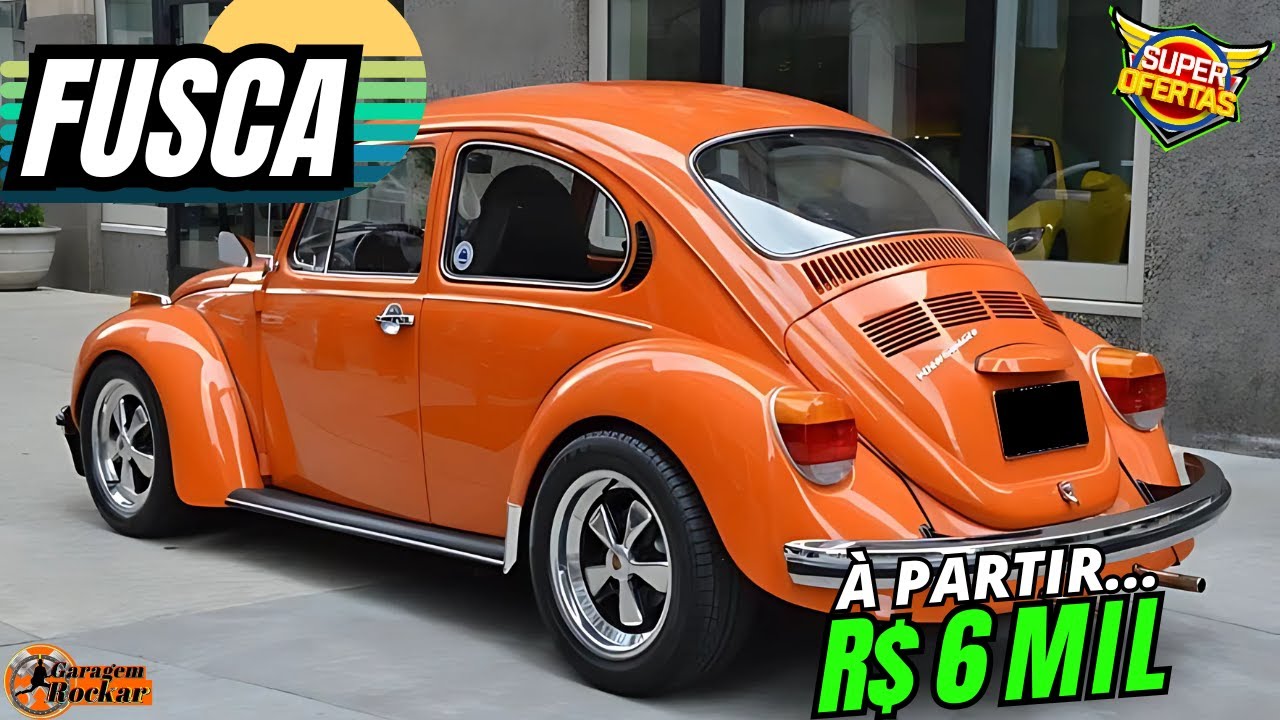 FUSCA BARATO a VENDA à PARTIR DE 6 MIL REAIS! #fuscabarato #fusca1300 #fuscafafá #fuscaavenda