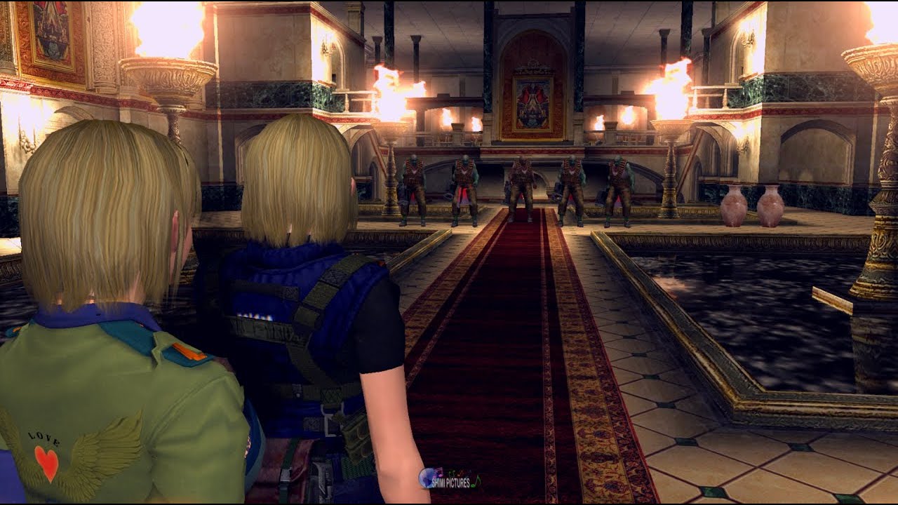 Ashley Plays With Galadors (3)  　Resident Evil 4 改造動画