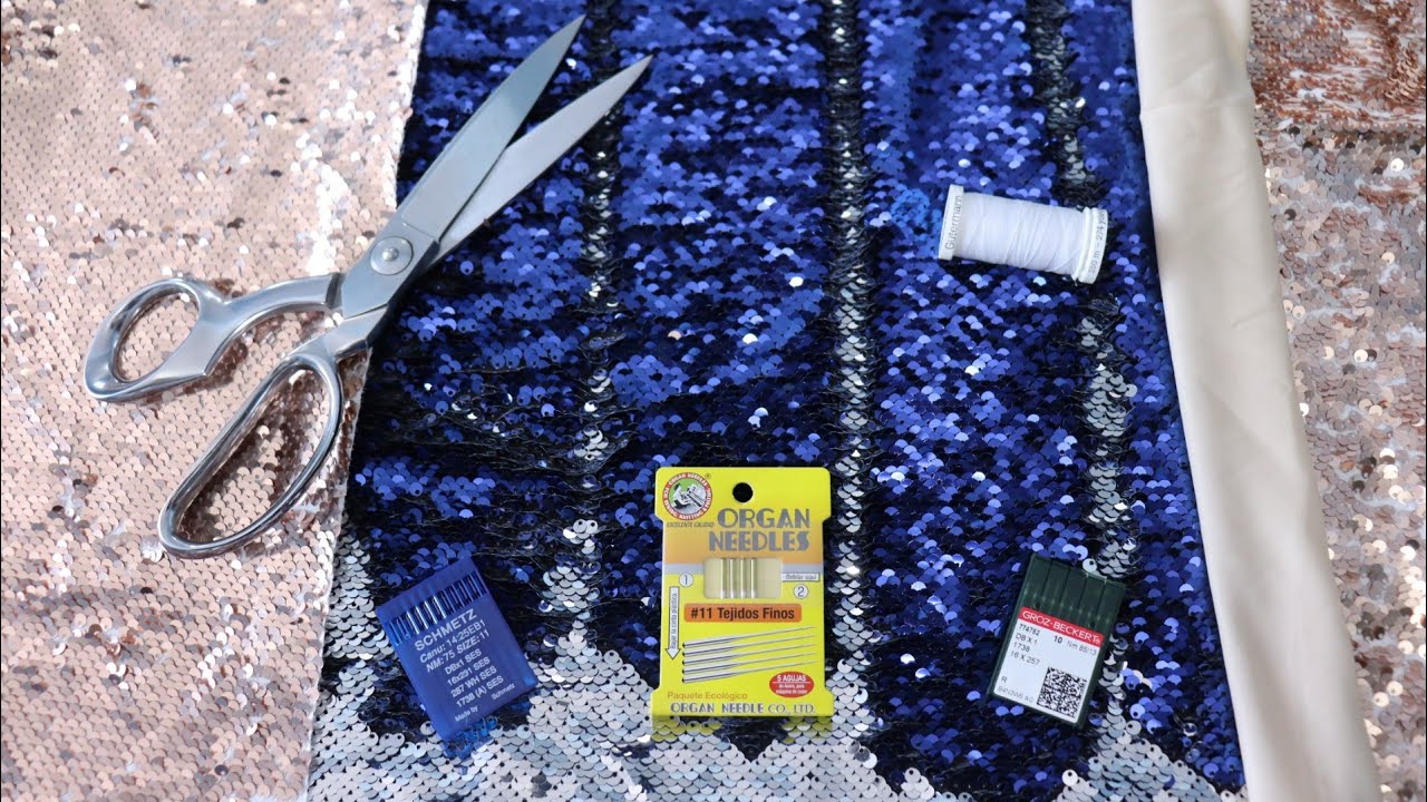 Cómo coser telas con lentejuelas | Como coser telas específicas