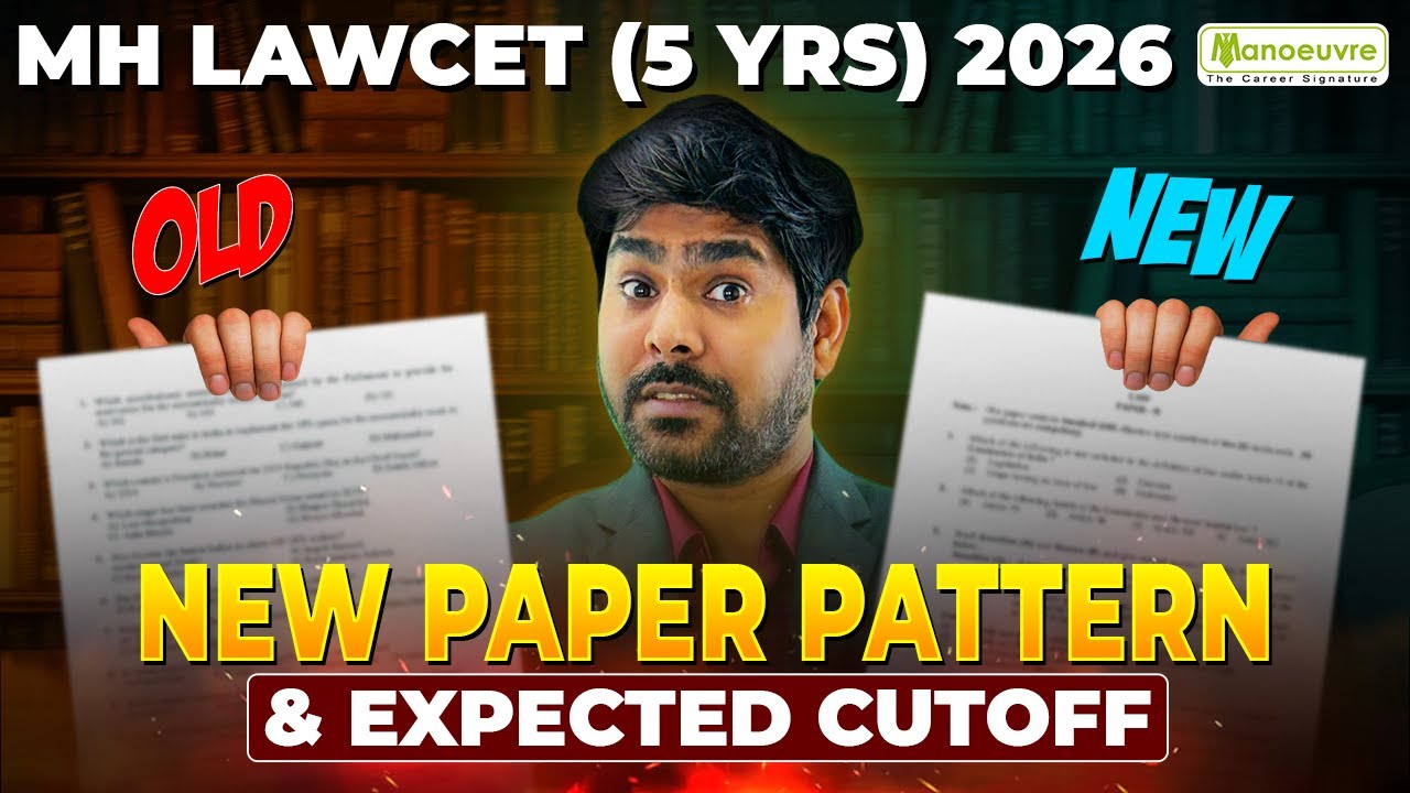 MH LAWCET (5Yrs) 2026 : New Paper Pattern & Expected Cutoff