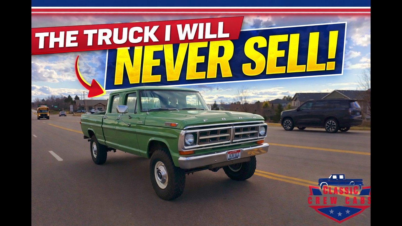 Грузовик, который я НИКОГДА не продам: Ford F250 Crew Cab 4x4 1971 года выпуска, находка в сарае:...