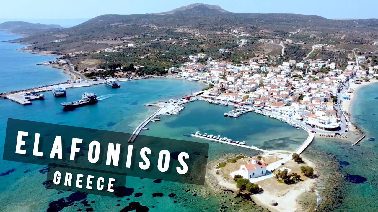 Elafonisos Island by drone, Wyspa Elafonisos | GREECE 🇬🇷