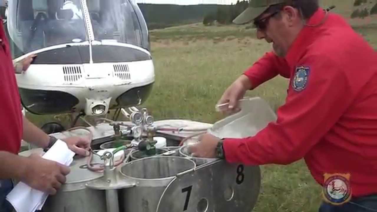 Helicopter Fish Stocking--Bighorn Mountains