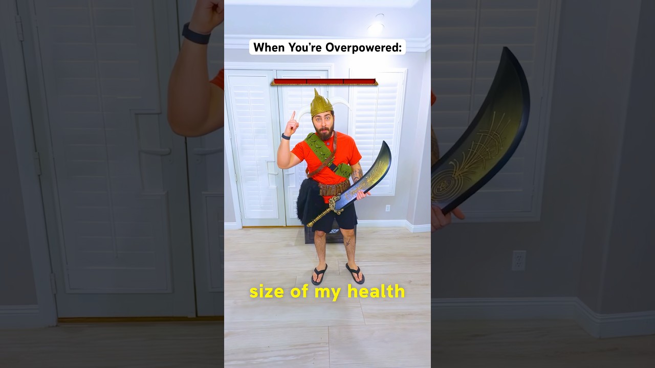 Being Overpowered in Games&hellip;
