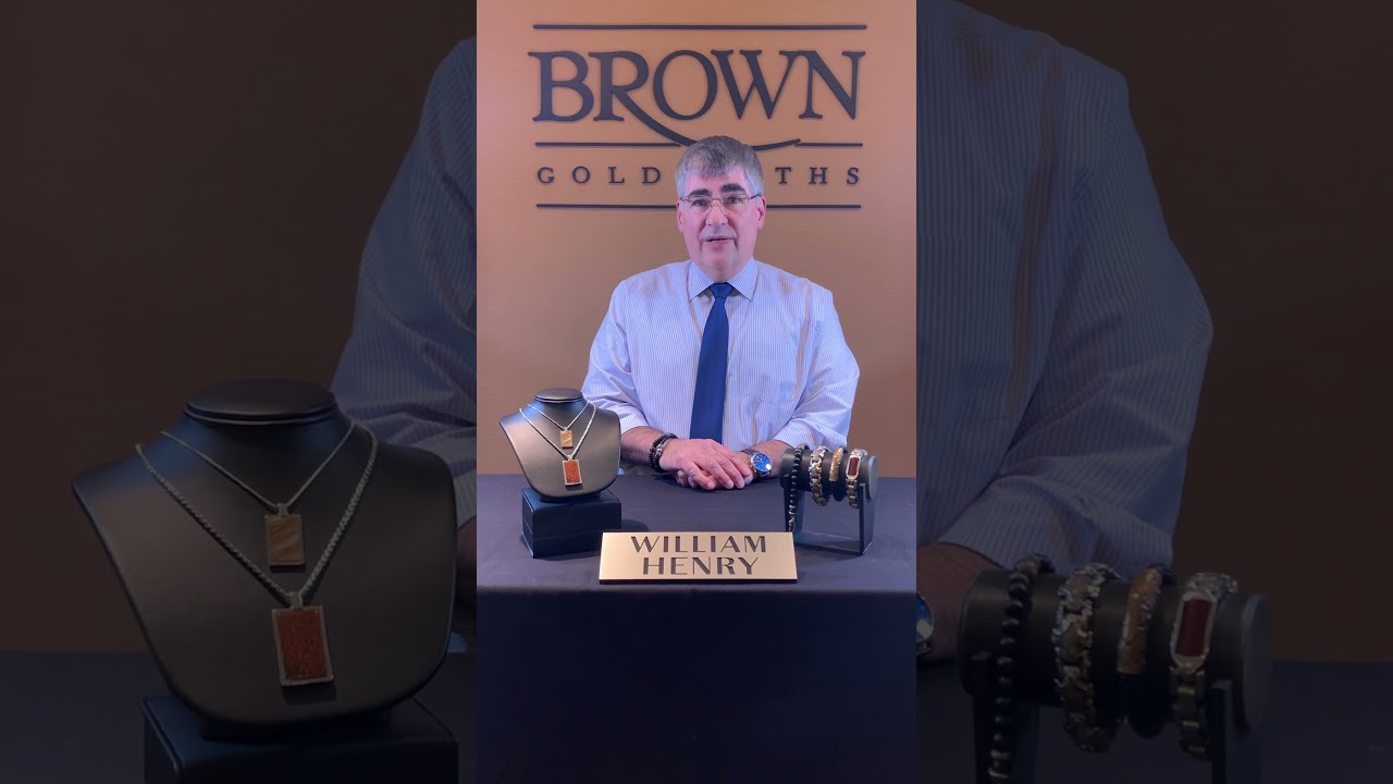 Men’s Jewelry - Brown Goldsmiths William Henry Collection - The Clan bead bracelet - Freeport, Maine