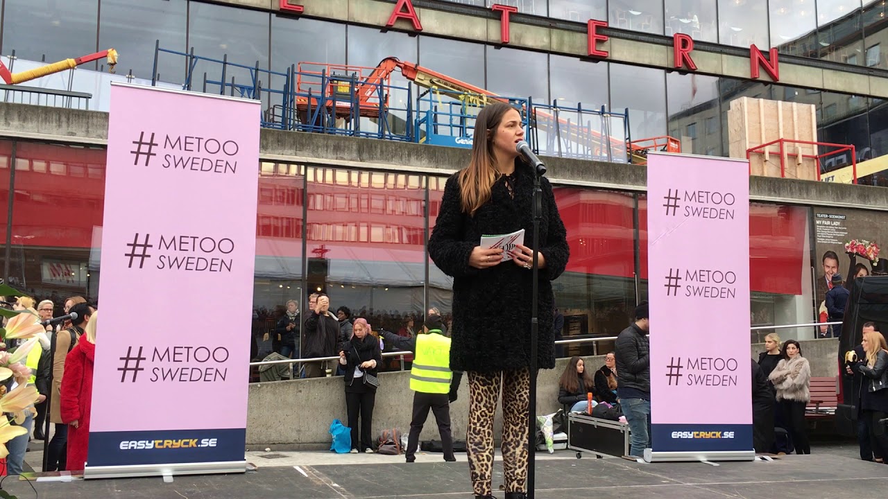 Ida Östensson tal #metoo