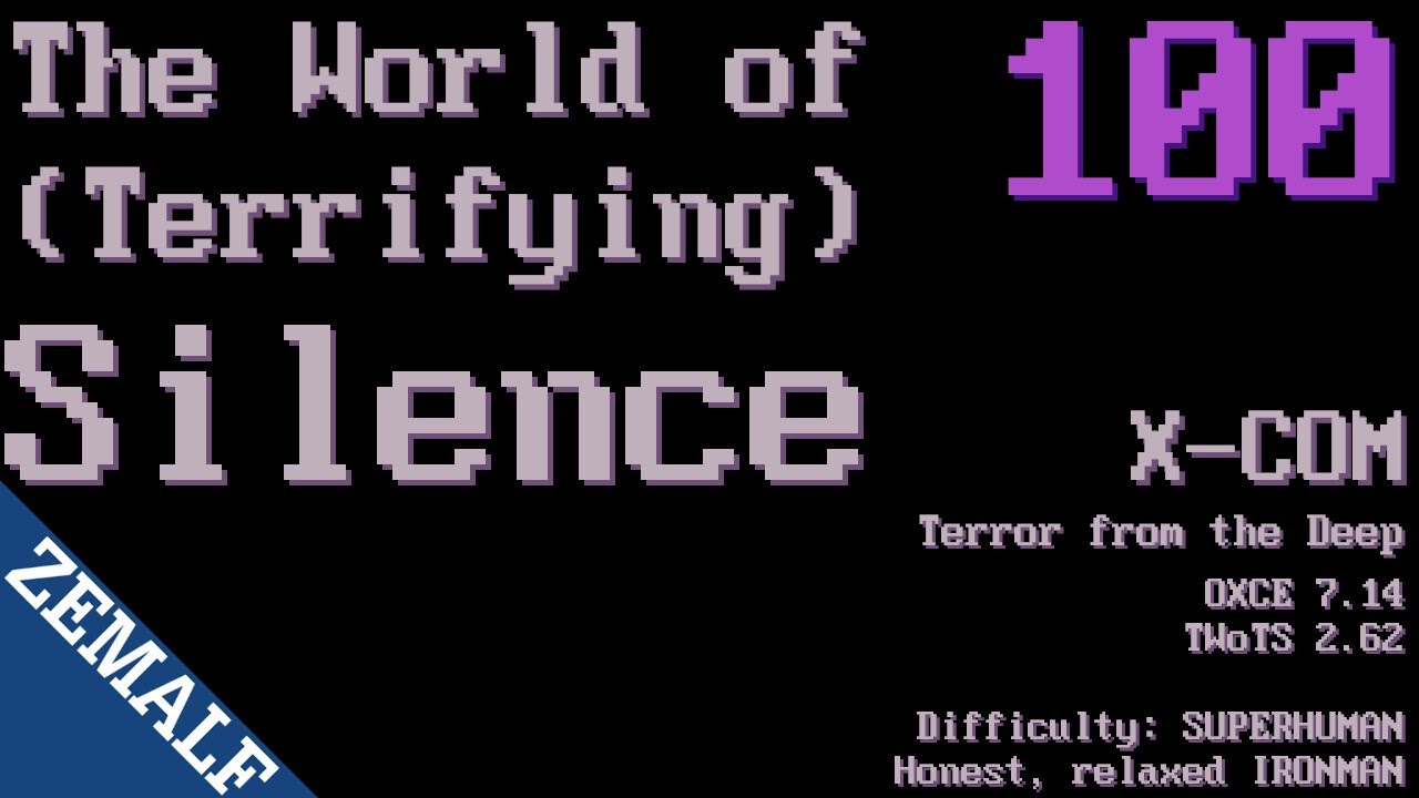 100 | The World of Terrifying Silence (Run 3) | Base Defense and Assault on Medium USO | X-COM: TFTD