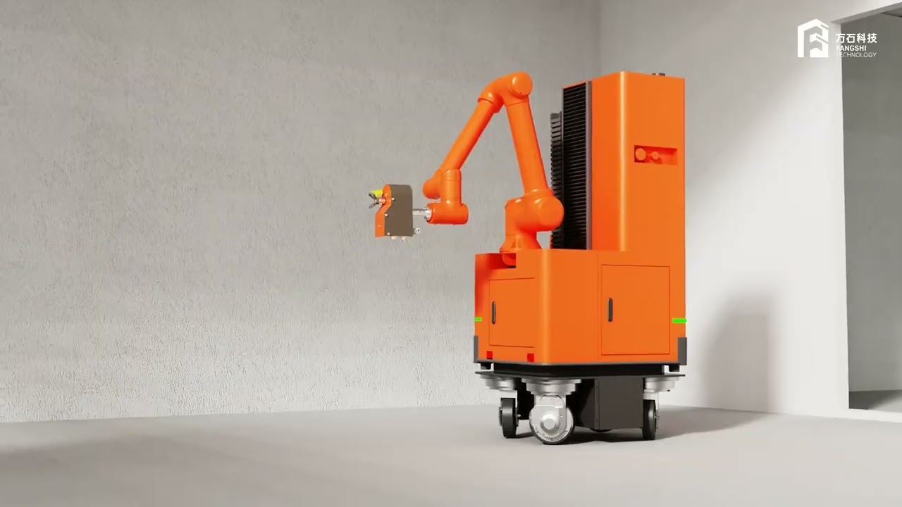 3-in-1 Wall Finishing Robot  - 5X Faster, 90% Labor Saved