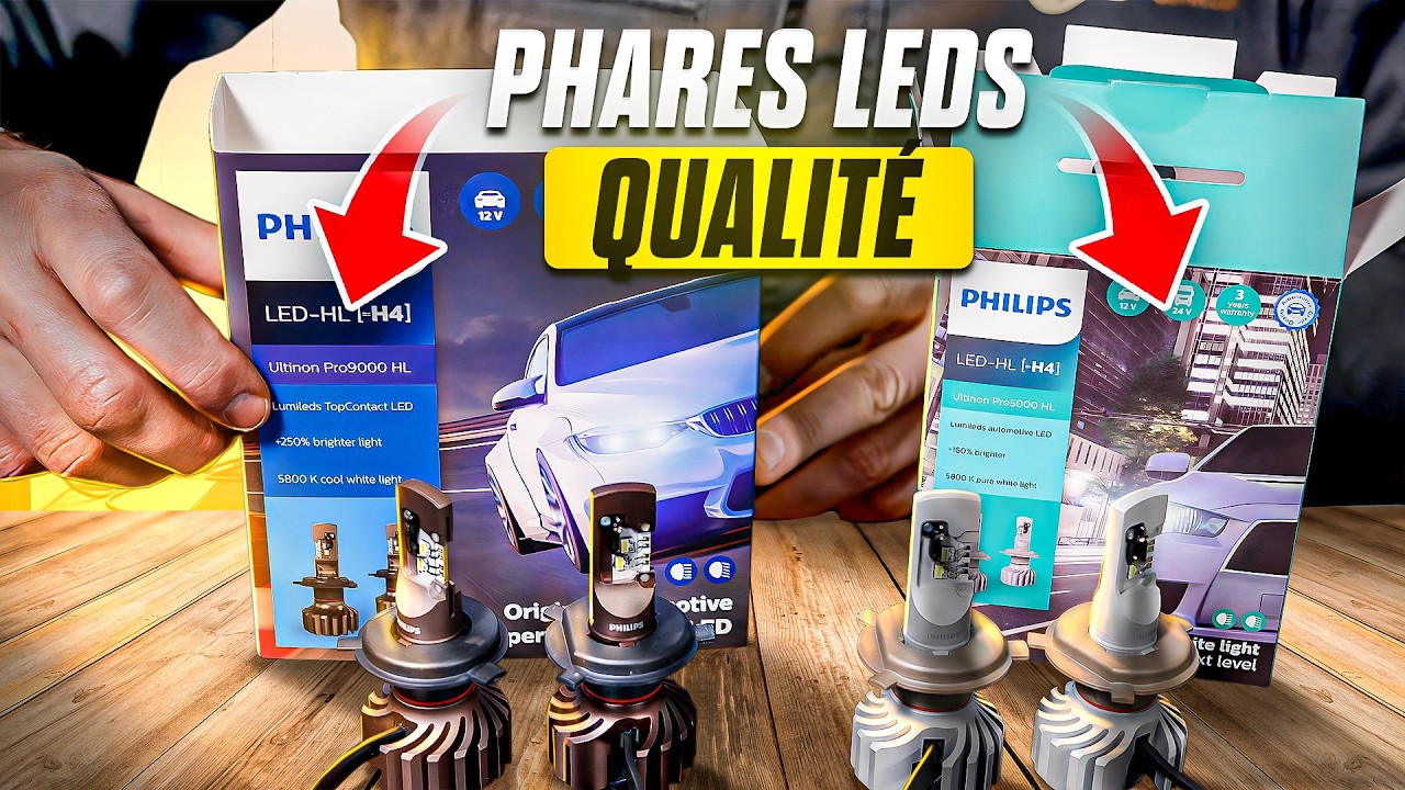 ENFIN ! Des Ampoules de Phares LED & Halogène de QUALITÉ !