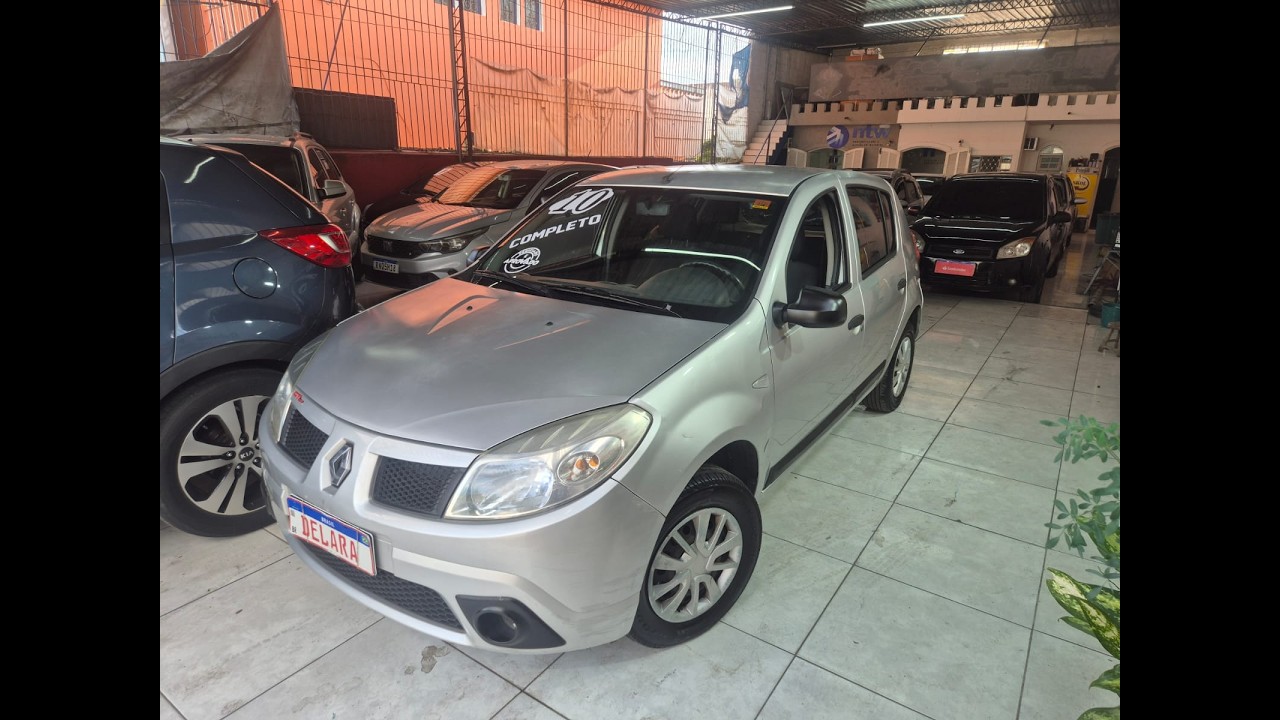 Sandero Authentique 1.0 Flex 2010 Completo -  IPVA 2026 GRÁTIS - Financiamento - Cartão Crédito
