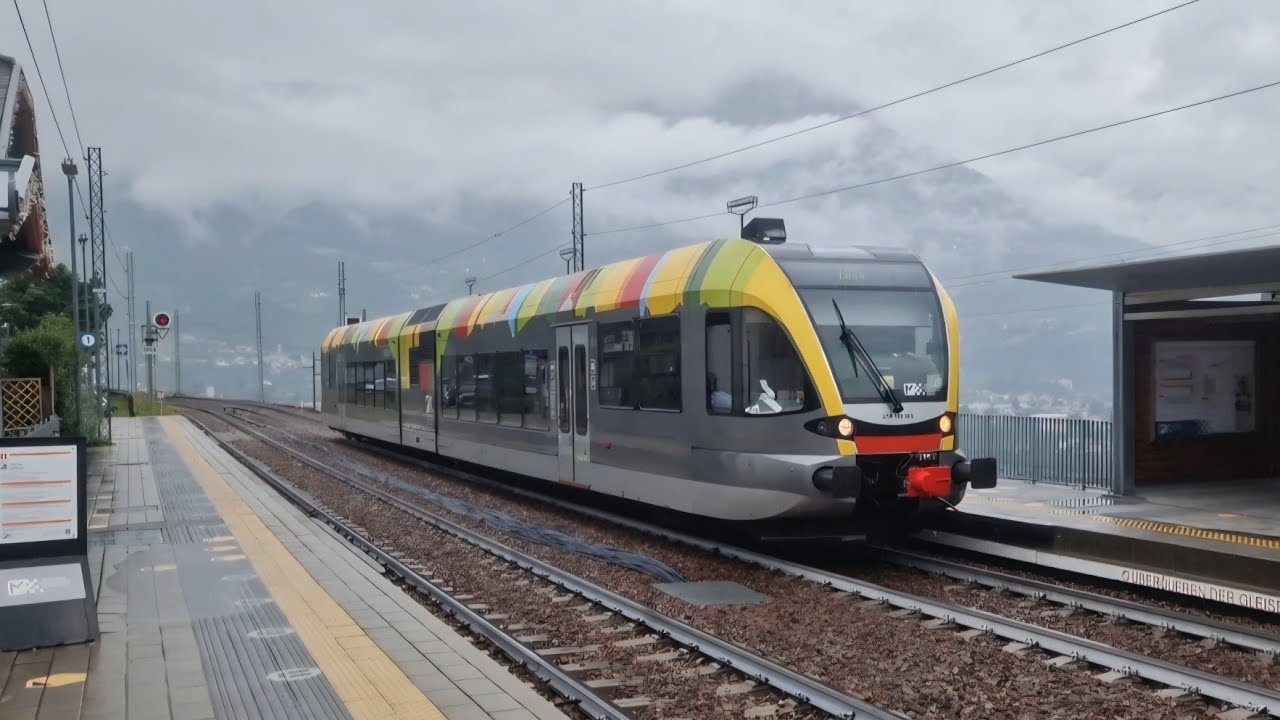 COMPILATION DI TRENI TRA MARLENGO Linea della Venosta & BRONZOLO Linea Verona Brennero 