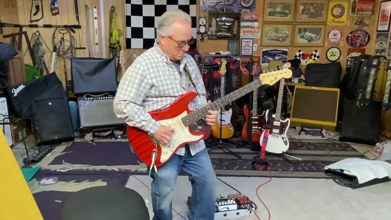 Strat-er-Day in the garage 