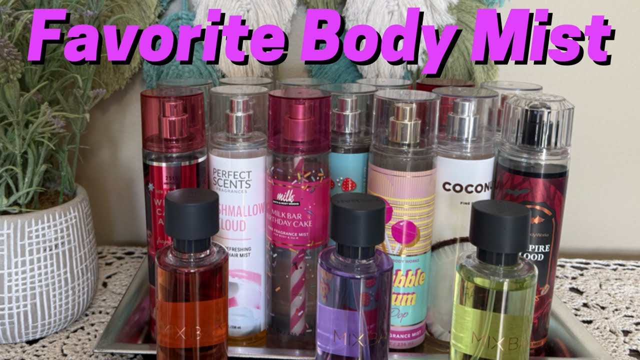 SOFT SPOKEN: My Body Mist Collection 🤗 #bathandbodyworks #bodymist #asmrsleeprelaxation 